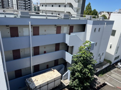 熊本市中央区 大江 マンション 　外壁改修工事　施工前後サムネイル